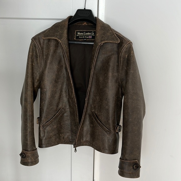 James Bond Skyfall style Leather Jacket size 38 brand new - Picture 1 of 4